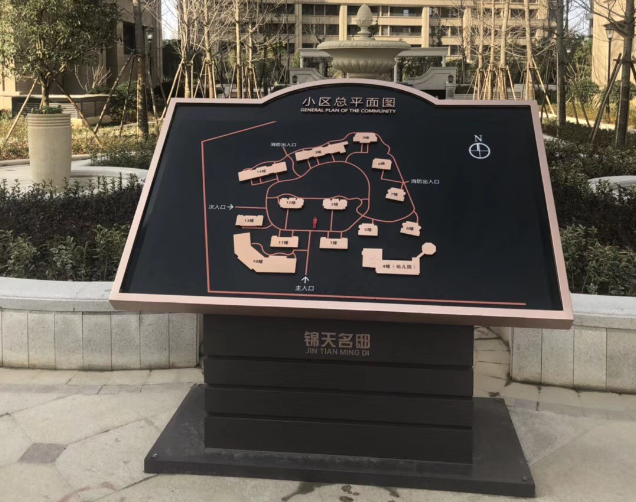 小区标牌